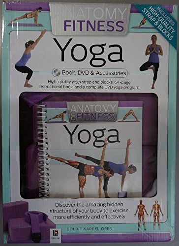 Anatomia De Fitness Kit De Yoga Set Libro Dvd Accesorios