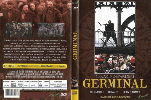 Germinal Dvd Gérard Depardieu Claude Berri