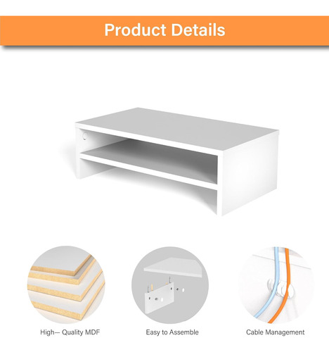 Rathsyme Soporte Para Monitor, Elevador De Monitor De Comput