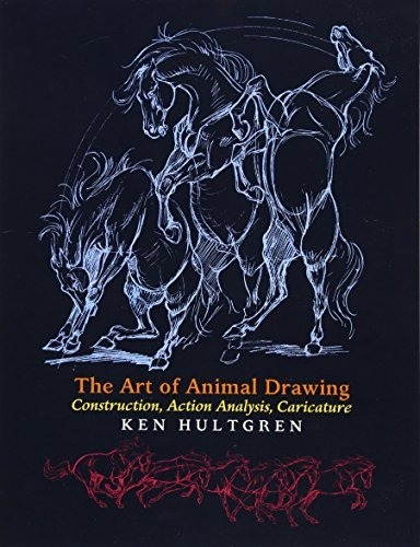 Book : The Art Of Animal Drawing Construction, Action Ana