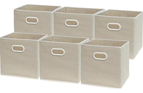 Paquete De 6 - Compartimiento De Almacenamiento De Cubo Pleg