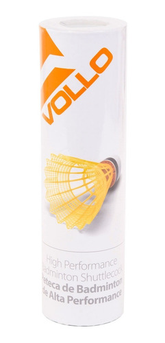 Peteca De Badminton Vollo Tubo C/ 6