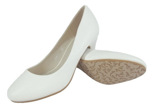 Imagen 4 de 4 de Zapato De Mujer Pg610-5 Blanco