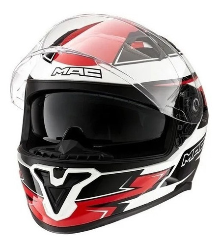 Imagen 5 de 8 de Casco Moto Doble Visor Mac Speed 2.0 Apex Cuotas