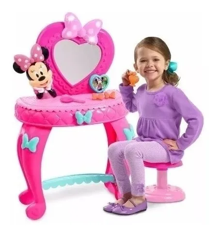 Peinador Tocador Ni as Disney Minnie Con Luz MercadoLibre
