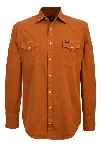 Camisa Vaquera Wrangler De Hombre U70