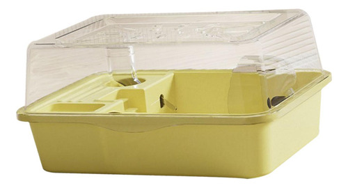 Jaula Para Hámster, Casa Para Hámster Con Botella Amarillo