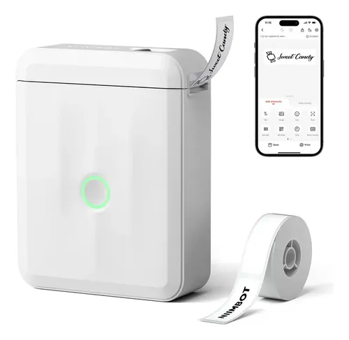 Rotuladora Portátil Niimbot Etiquetadora Manual Impresora Color Blanco D110