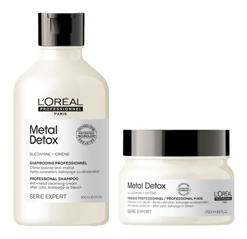 Kit Metal Detox Shampoo + Máscara Serie Expert Loreal