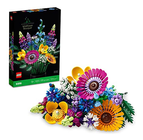 Legos  Lego Icons Wildflower Bouquet 10313 Set - Flores Arti