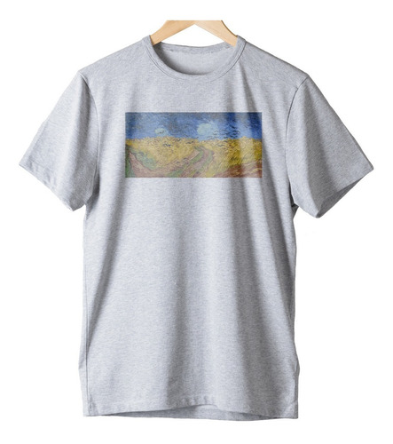 Camiseta Algodão Noite Estrelada Van Gogh Arte Aesthetic