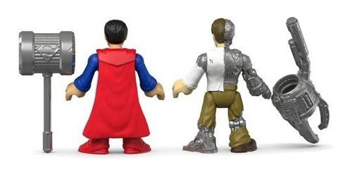 Fisher-price Imaginext Dc Super Friends Superman Y Metallo