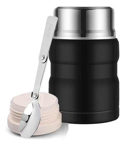 Termo De Comida Liquido Acero Inoxidable 500ml + Cuchara