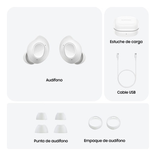 Audífonos Inalámbricos Samsung Galaxy Buds Fe Blanco Blanco