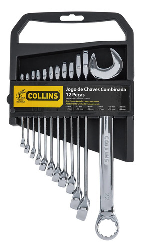 Jogo De Chaves Combinadas 12 Pecas Collins