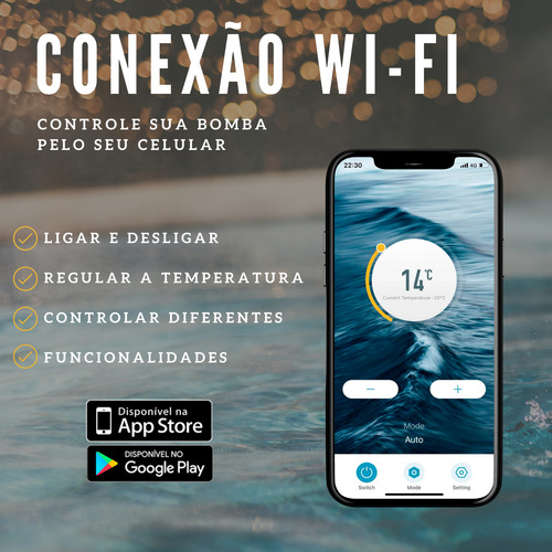 Bomba De Calor Wifi Ortum Prime S58 Inverter - Sibrape