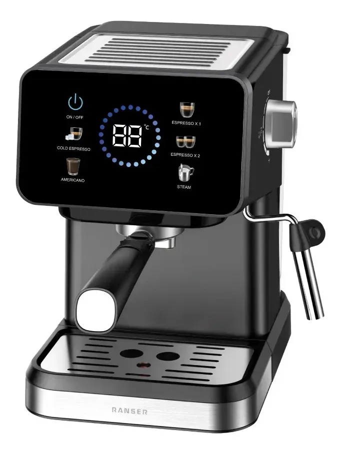 Cafetera Espresso 3 En 1 Drupa Expresso Ranser Multicapsula Dolce Gusto Nespresso Cafe Molido Cm-c0110a 3 Modos 20 Bar 1400w Inox