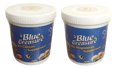 Kit Suplemento Blue Treasure  Magnesium + Calcio 450g