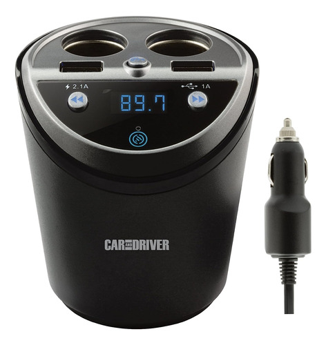 Transmisor Fm Para Coche Y Conductor, Bluetooth, Usb, 12 V,