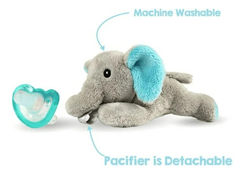 Chupete 0m+ Razbuddy Importado Eua Gris 0-6 Meses