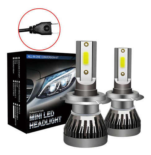 Kit Turbo Led H4  H7 H11 H8 H9 H11 4800lm