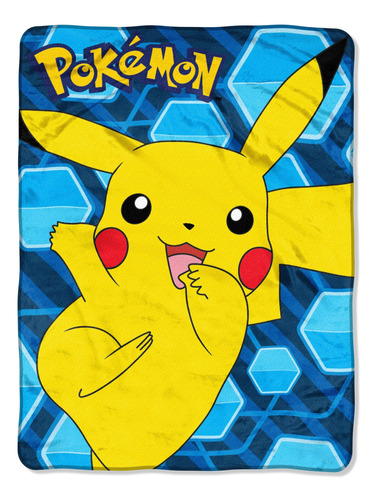 Pok??mon,  Glitch Pikachu  Micro Raschel Manta, 46  X 6...