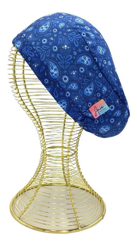 Gorro Clínico Juanita Mandala Azul - Cofia Aurísima ®