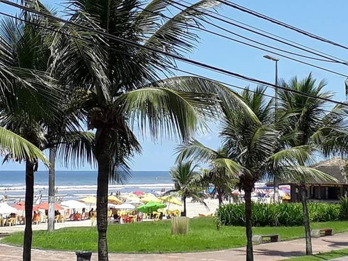 Imagem 2 de 23 de Apartamento Mobiliado Em Edifício Frente Ao Mar Com 2 Dormitórios À Venda, 68 M² Por R$ 320.000 - Maracanã - Praia Grande/sp - Ap3559