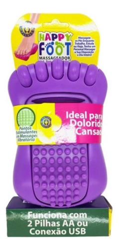 Massageador Para Pés Happy Foot Roxo Mg02 - Ortho Pauher