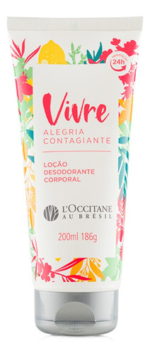  Loção desodorante para corpo L’occitane Au Bresil Alegria Contagiante Loção Desodorante Corporal Alegria Contagiante 200ml - L'occitane au Brésil en tubo 0.2L