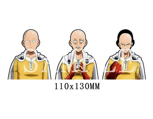 Sticker 3d Movimiento Anime One Punch Man Saitama 