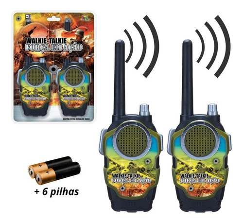 Juguete infantil Walk Talk Radio Communicator, bandas de frecuencia para niños, camuflaje de 100 colores