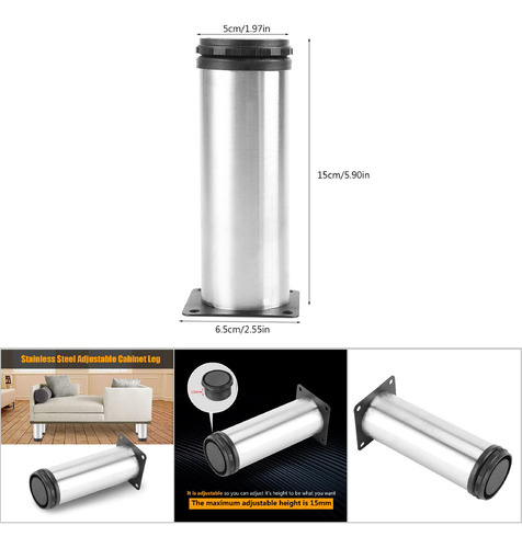 Estante De Mesa Ajustable Gabinetes Cocina Acero Inoxidable