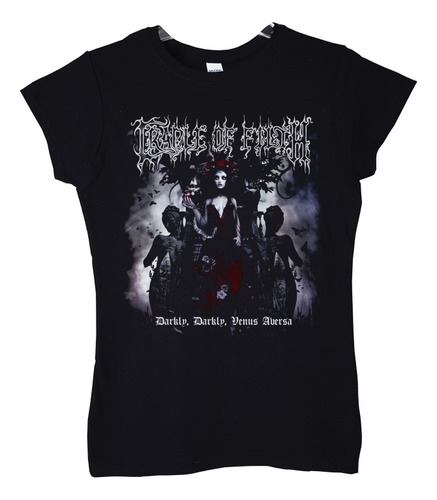 Polera Mujer Cradle Of Filth Darkly Darkly Metal Abominatron