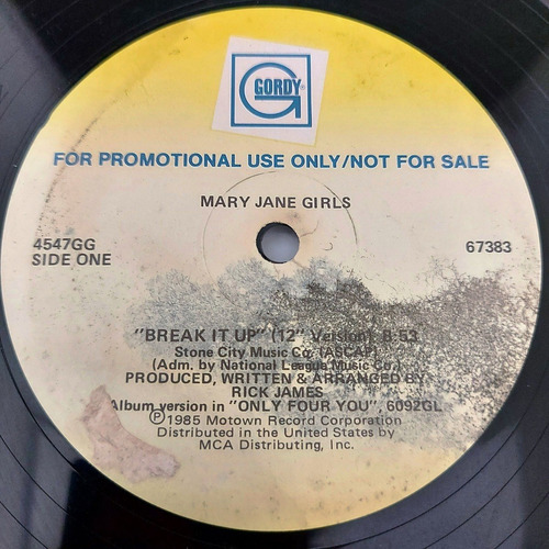 Mary Jane Girls - Break It Up   Importado Usa  Lp