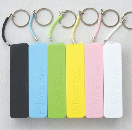 Power Bank Portátil Con Llavero 3600 Mah Varios Colores