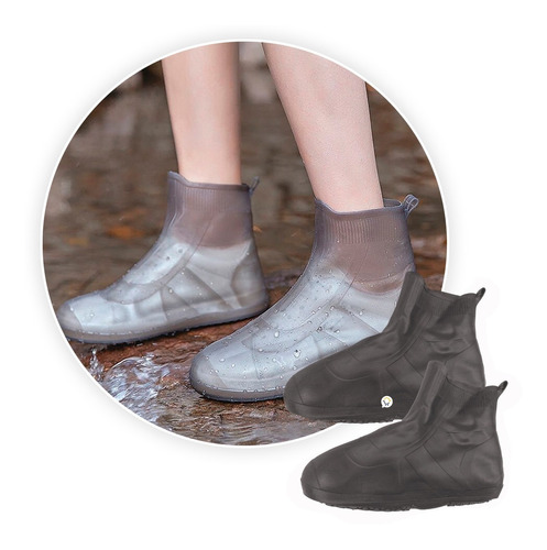 Botas Lluvia Impermeables Zapatos Antideslizante Blz01