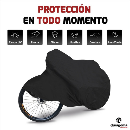 Funda Cubre Bici Impermeable Airway Edición Black 1 Hebilla