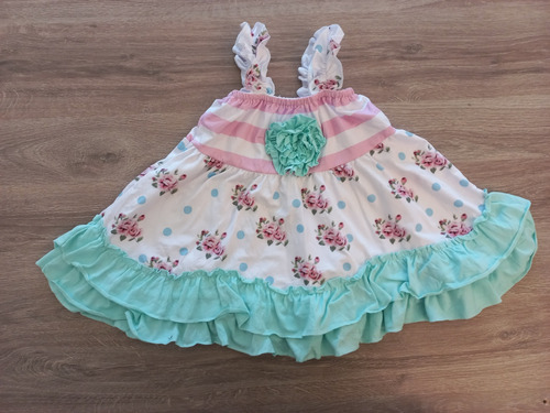 Vestido Importado Beba Nena 18-24 Meses Impecable