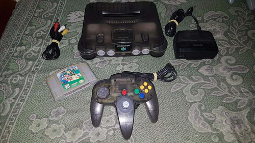 Nintendo 64 Jabuticaba Completo+mario 64 Funcionando  A5