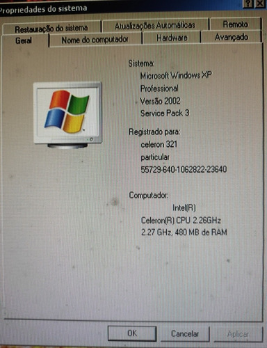 Pc Gamer Antigo Com Windows Xp - Retrô Vintage