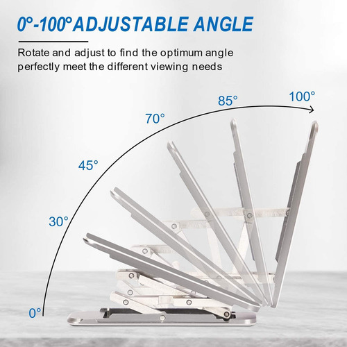 Soporte De Teléfono Móvil De Aluminio Multiángulo Ajustable