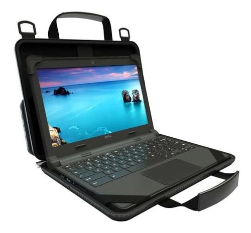 Funda Uzbl 13-14puLG Chromebook, Resistente, Con Asa Y