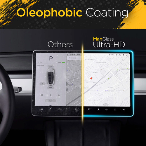 Mica Uhd Para Tesla Model 3 2024 Protectores De Pantalla