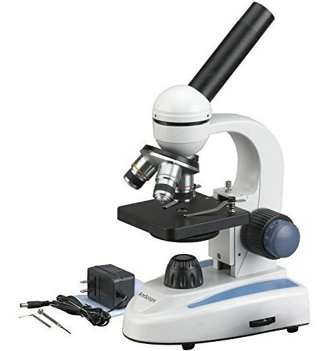 Amscope M158c Inalámbrico Compuesto Monocular Microscopio Co