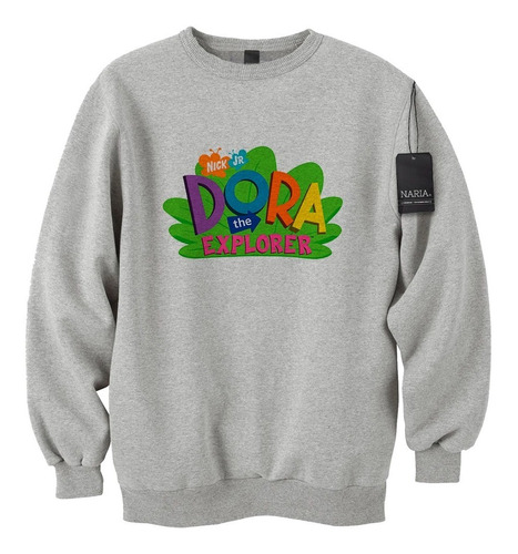 Buzo Cuello Redondo Niño Dora La Explorador Art Logo - Psdo1