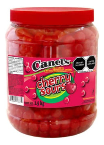 Gomitas Aciditas Canel's Cherry Sours Sabor Cereza 1.5 Kg 