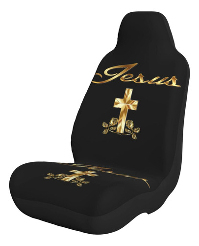 1 Juego Funda Asiento Coche Cruz Fe Cristiana Jesus Cubo