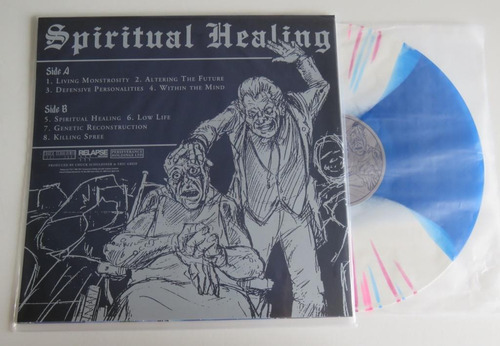 Imagem 3 de 9 de Death Spiritual Healing + Individual Lp Vinil Splatter 2021