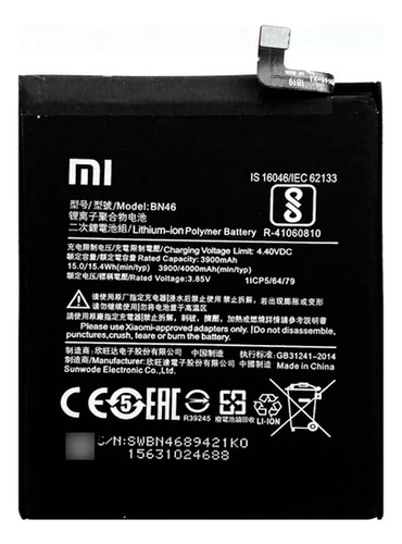 Bateria Pila Xiaomi Redmi Note 8 Bn46 / Redmi 7